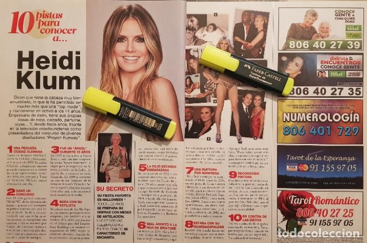 Coleccionismo de Revistas y Peri&oacute;dicos: Reportaje Heidi Klum 05.07.2017