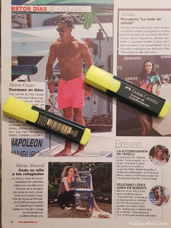 Coleccionismo de Revistas y Peri&oacute;dicos: Reportaje Alaska / Mario Casas 05.07.2017