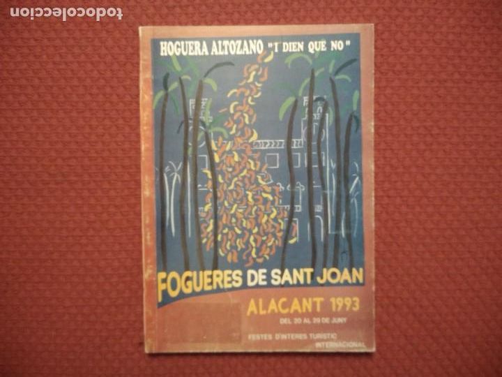 Coleccionismo de revistas y peri&oacute;dicos: HOGUERA ALTOZANO 1993 Fogueres de San Juan Alicante