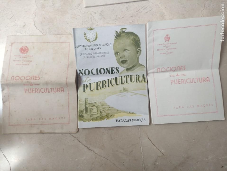 Coleccionismo de Revistas y Peri&oacute;dicos: Nociones de Puericultura, para las madres, Baleares. Edici&oacute;n:1950,1957(iguales), 1964