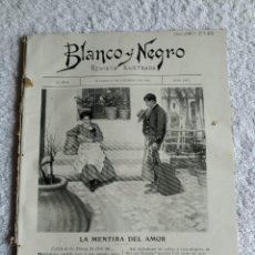 Coleccionismo de Revistas y Periódicos: BLANCO Y NEGRO. Nº 1085. AÑO 1912. LOS DEPORTES DE INVIERNO. CORRIDAS DE TOROS EN MÉJICO.. Lote 331060393