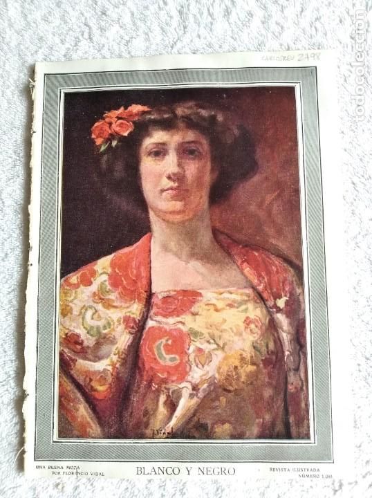 Coleccionismo de revistas y peri&oacute;dicos: BLANCO Y NEGRO. N&ordm; 1089. A&Ntilde;O 1912. JOAQUINA DEL PINO. LOS REYES EN ALICANTE. ATENTADO CONTRA EL REY
