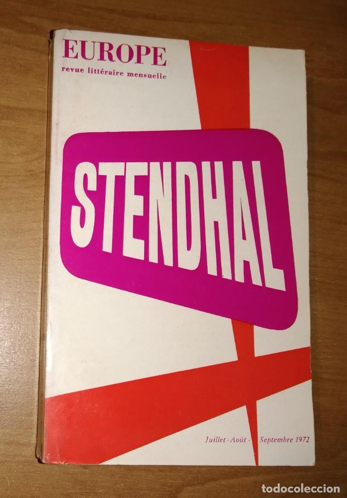 Coleccionismo de Revistas y Peri&oacute;dicos: EUROPE. REVUE LITT&Eacute;RAIRE MENSUELLE N.&ordm; 519-520-521, 1972 - STENDHAL