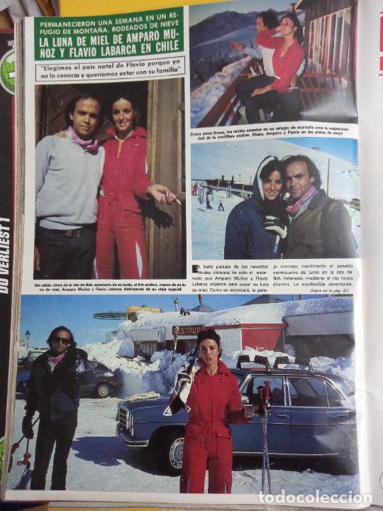 Coleccionismo de Revistas y Peri&oacute;dicos: miss espa&ntilde;a universo amparo mu&ntilde;oz flavio labarca luna de miel en chile