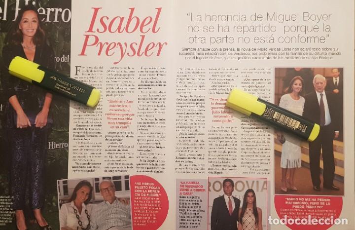 Coleccionismo de Revistas y Peri&oacute;dicos: Reportaje Isabel Preysler 07.02.2018