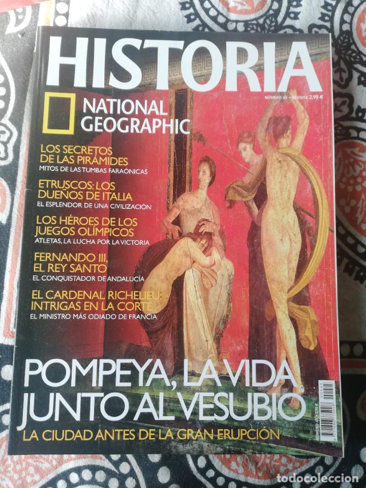 Coleccionismo de revistas y peri&oacute;dicos: HISTORIA. NATIONAL GEOGRAPHIC N&ordm; 45 POMPEYA, LA VIDA JUNTO AL VESUBIO