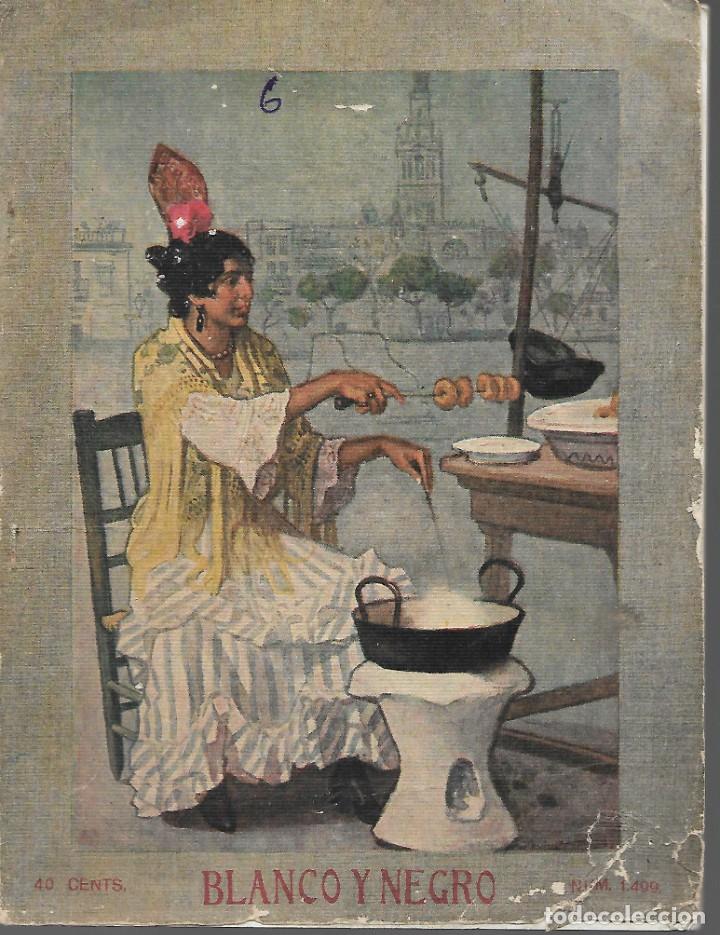 Coleccionismo de Revistas y Peri&oacute;dicos: REVISTA, BLANCO Y NEGRO, MADRID, 8 FEBRERO DE 1920, COMPLETA, VER FOTOS