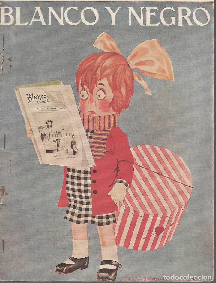 Coleccionismo de Revistas y Peri&oacute;dicos: REVISTA, BLANCO Y NEGRO, MADRID, 12 DE MARZO DE 1922, COMPLETA, VER FOTOS