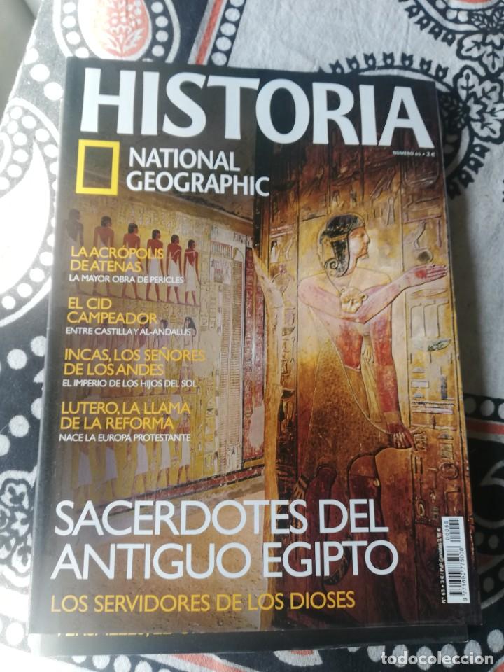 Coleccionismo de revistas y peri&oacute;dicos: HISTORIA. NATIONAL GEOGRAPHIC N&ordm; 65 SACERDOTES DEL ANTIGUO EGIPTO