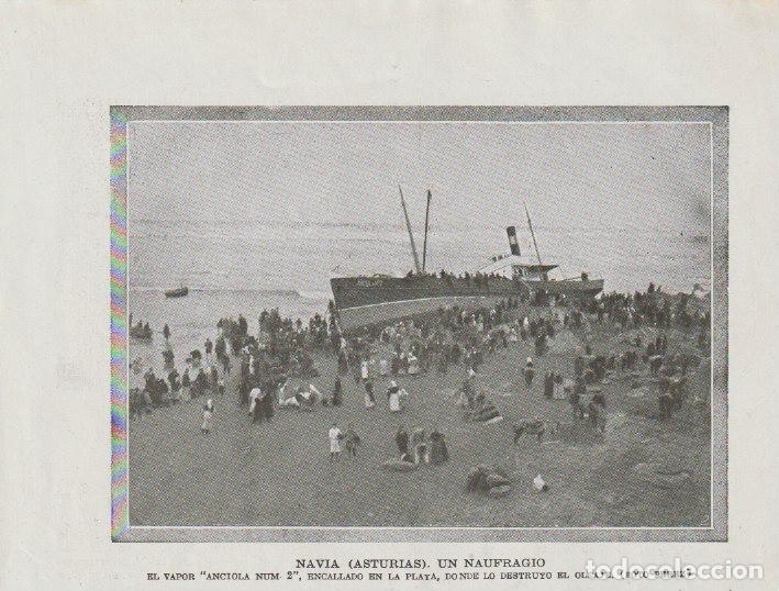 Coleccionismo de Revistas y Peri&oacute;dicos: * NAVIA, Asturias * Naufragio del vapor Anciola n&uacute;mero 2 - 1920