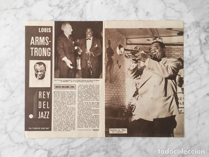 Coleccionismo de Revistas y Peri&oacute;dicos: REPORTAJE - LOUIS ARMSTRONG - 1962