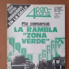 Coleccionismo de Revistas y Periódicos: REVISTA 4 CANTONS Nº 129 1976 PLAN COMARCAL: LA RAMBLA MOTOR IBERICA DIBUJOS JOMA