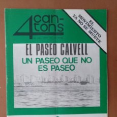 Coleccionismo de Revistas y Periódicos: REVISTA 4 CANTONS Nº 140 1977 PASEO CALVELL METRO MATEU&MATEU