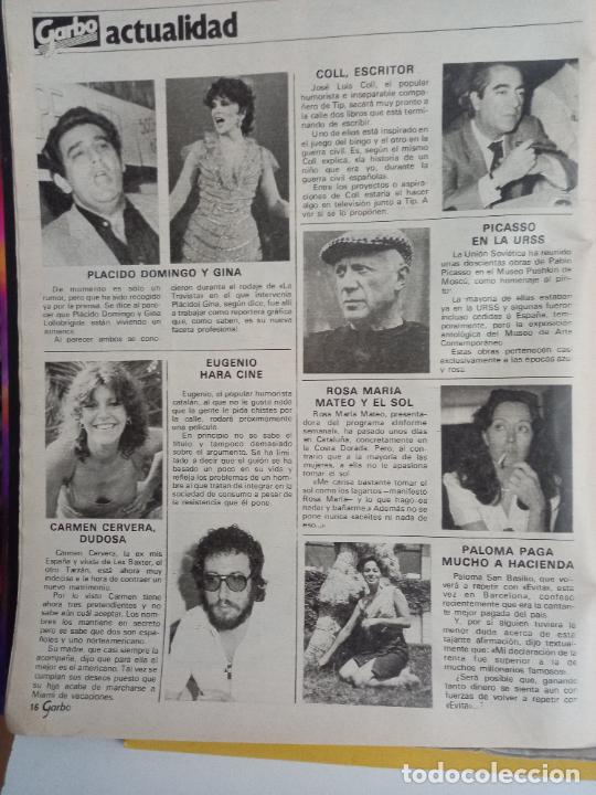 Coleccionismo de Revistas y Peri&oacute;dicos: tita cervera paloma san basilio eugenio pablo picasso rosa maria mateo gina lollobrigida placido col