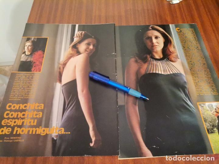 Coleccionismo de revistas y peri&oacute;dicos: CONCHA VELASCO CONCHITA RECORTE REVISTA 4 PAGINAS 1973