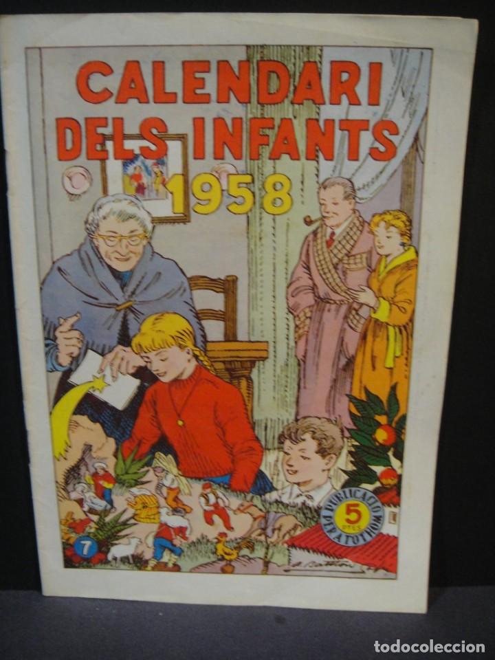 Colecionismo de Revistas e Jornais: els infants n&ordm; 7 , calendari dels infants 1958 - excelente estado