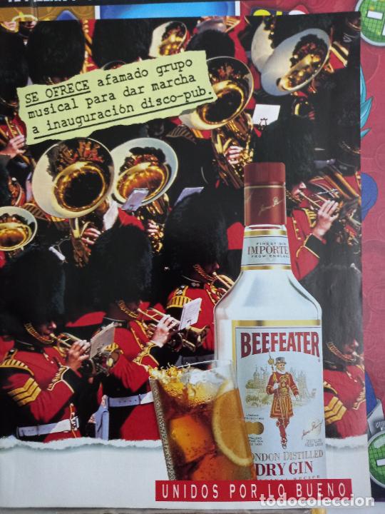 Coleccionismo de revistas y peri&oacute;dicos: BEEFEATER GIN GINEBRA ANUNCIO PUBLICIDAD
