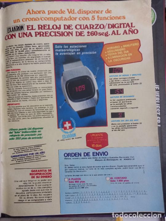 Coleccionismo de revistas y peri&oacute;dicos: ANUNCIO RELOJ EXACRON