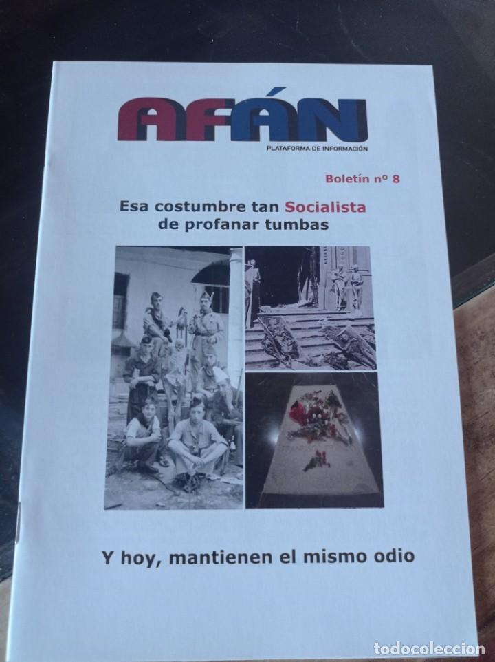 Collection Magazines and Newspapers: BOLET&Iacute;N AF&Aacute;N, PLATAFORMA DE INFORMACI&Oacute;N N&ordm; 8 REF. UR EST