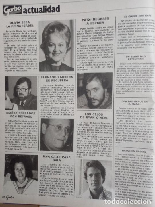 Coleccionismo de Revistas y Peri&oacute;dicos: CHICHO IBA&Ntilde;EZ SERRADOR PATXI ANDION OLIVIA DE HAVILLAND GALA DALI FERNANDO MEDINA RYAN ONEAL