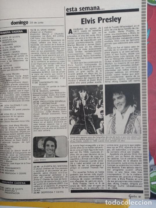 Coleccionismo de revistas y peri&oacute;dicos: ELVIS PRESLEY julian mateos
