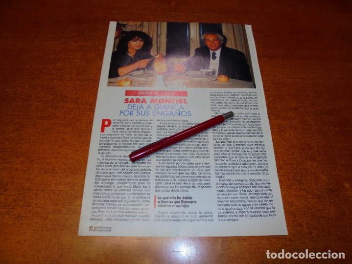 Coleccionismo de revistas y peri&oacute;dicos: CLIPPING 1994: SARA MONTIEL