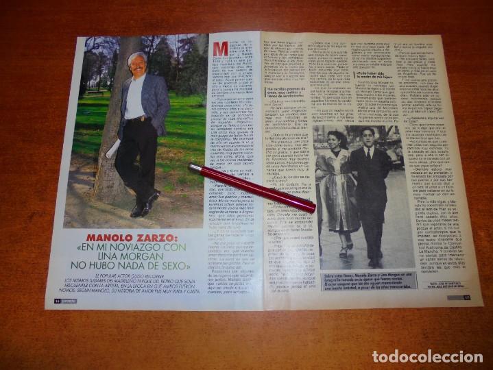 Coleccionismo de Revistas y Peri&oacute;dicos: CLIPPING 1994: MANOLO ZARZO Y LINA MORGAN
