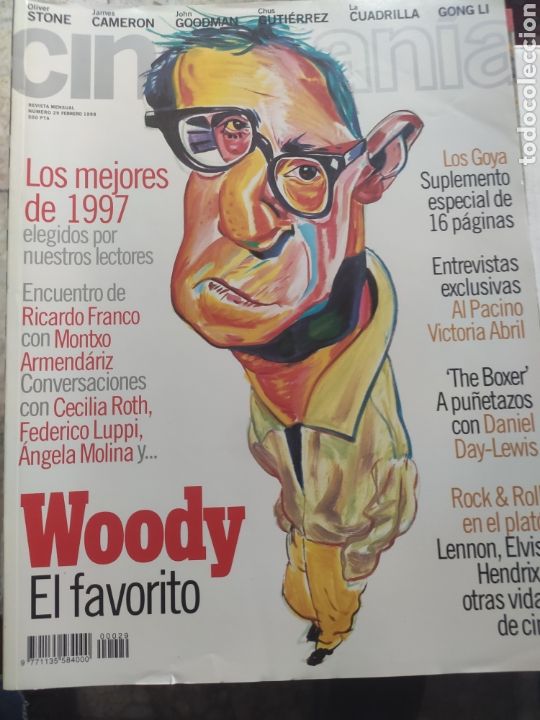 Coleccionismo de Revistas y Peri&oacute;dicos: CINEMANIA N&ordm; 29 FEBRERO 1998. WOODY ALLEN