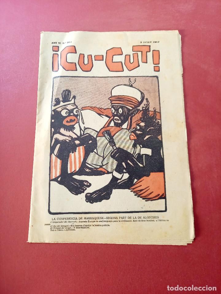 Sammeln von Zeitschriften und Zeitungen: &iexcl; CU-CUT ! REVISTA SATIRICA CATALANA - N&ordm; 241 A&Ntilde;O 1907 -BUEN ESTADO