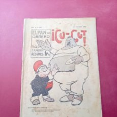 Coleccionismo de Revistas y Periódicos: ¡ CU-CUT ! REVISTA SATIRICA CATALANA - Nº 283 AÑO 1907 -BUEN ESTADO