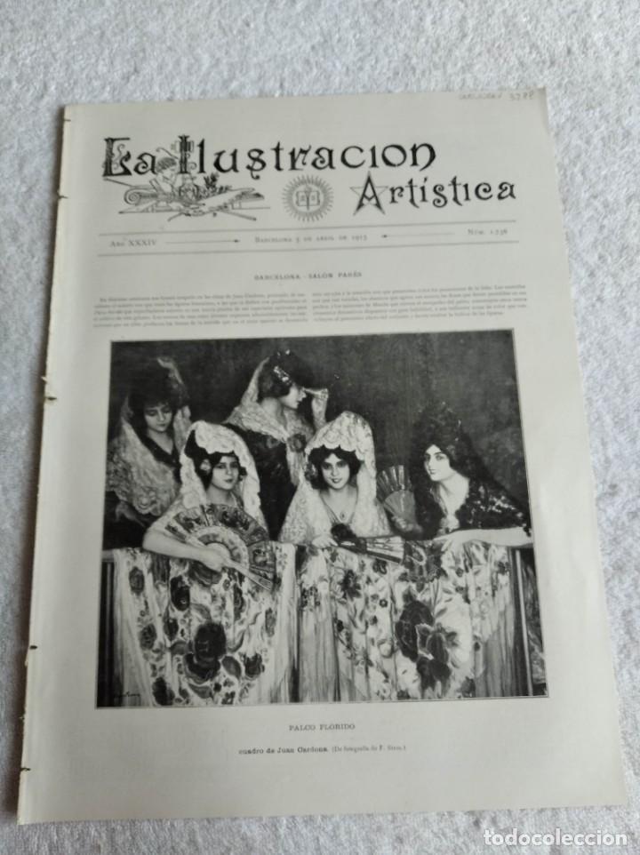 Collection Magazines and Newspapers: LA ILUSTRACI&Oacute;N ART&Iacute;STICA. A&Ntilde;O 1915. N&ordm; 1736. EL REY ALBERTO DE B&Eacute;LGICA. TEATRO DE LA GUERRA DEL OEST