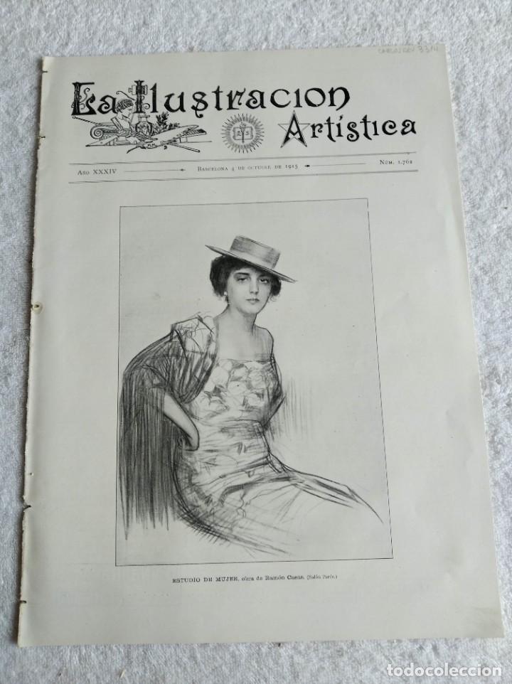 Collezionismo di Riviste e Giornali: LA ILUSTRACI&Oacute;N ART&Iacute;STICA. A&Ntilde;O 1915. N&ordm; 1762. EXPOSICI&Oacute;N DE LA REAL ACADEMIA (LONDRES). ACTUALIDADES