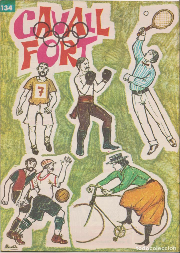 Colecionismo de Revistas e Jornais: REVISTA PER A NOIS I NOIES, CAVALL FORT N&ordm; 134 - PORTADA PER LLUCI&Agrave;