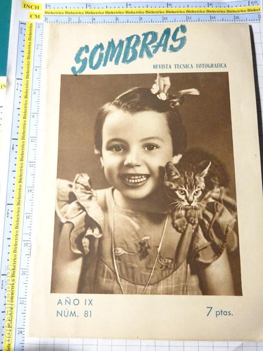 Collezionismo di Riviste e Giornali: REVISTA T&Eacute;CNICA FOTOGR&Aacute;FICA SOMBRAS A&Ntilde;O IX NUM 81. FOTOS FOTOGRAF&Iacute;AS. 50GR