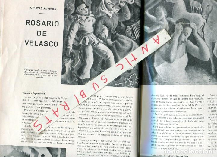 Coleccionismo de revistas y peri&oacute;dicos: REVISTA A&Ntilde;O 1935 PINTORA ROSARIO DE VELASCO ALBARRANCH JOSE LLASERA GARCIA CARRILERO ANGELES PARRA