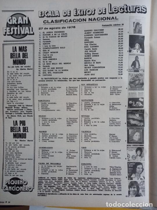 Coleccionismo de Revistas y Peri&oacute;dicos: escala de exitos abba camilo sesto