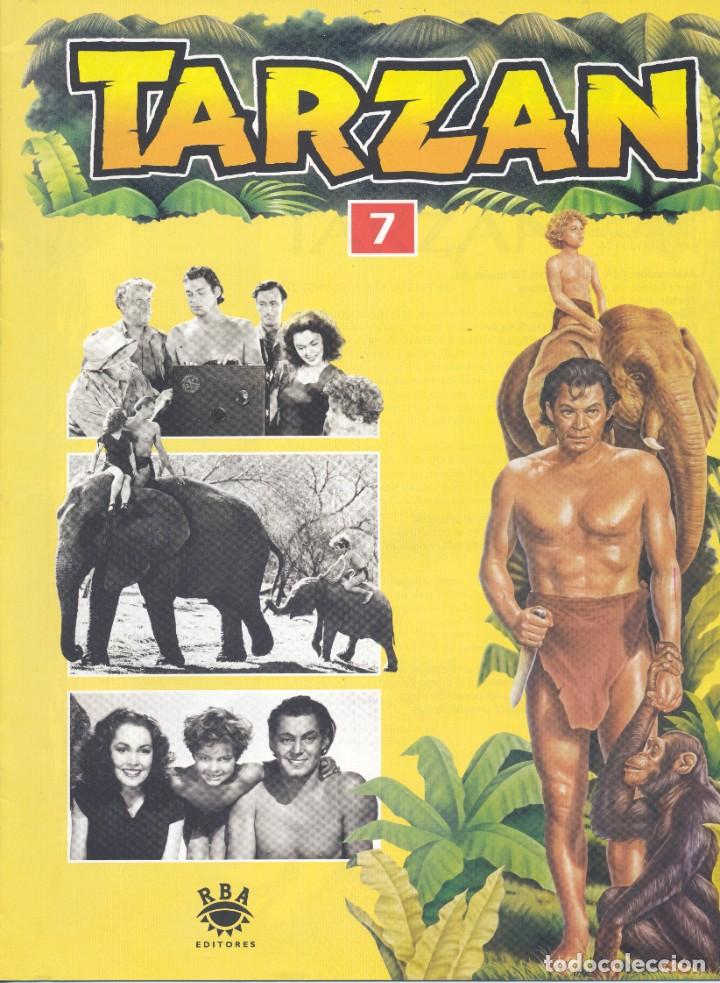 Coleccionismo de Revistas y Peri&oacute;dicos: TARZ&Aacute;N 7. RBA EDITORES, 1996. SINOPSIS ARGUMENTAL, FICHAS Y FOTOS DE SUS PEL&Iacute;CULAS