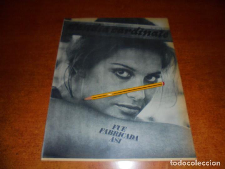 Colecionismo de Revistas e Jornais: CLIPPING 1968: CLAUDIA CARDINALE. ANTHONY QUINN. VISCONTI. CRISTALDI. ALAIN DELON. DARRY COWL.