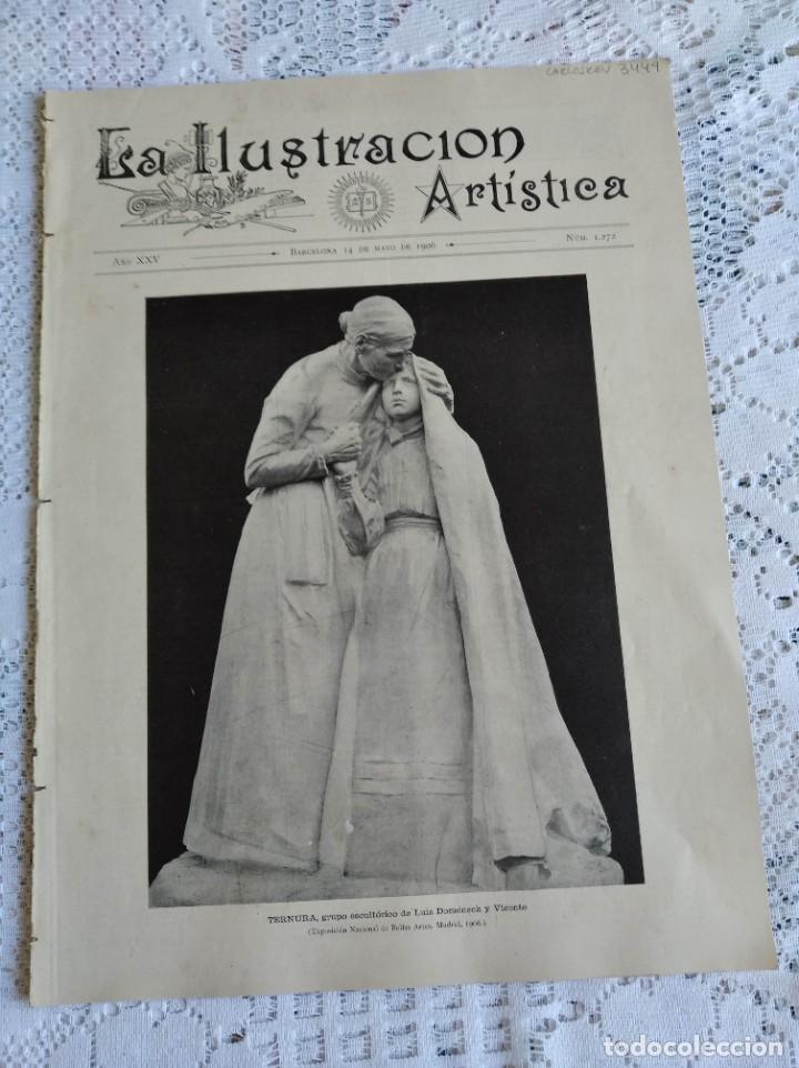 Coleccionismo de Revistas y Peri&oacute;dicos: LA ILUSTRACI&Oacute;N ART&Iacute;STICA. A&Ntilde;O 1906. N&ordm; 1272. PRIMERO DE MAYO EN PAR&Iacute;S. EL FESTIVAL DE MOZART.