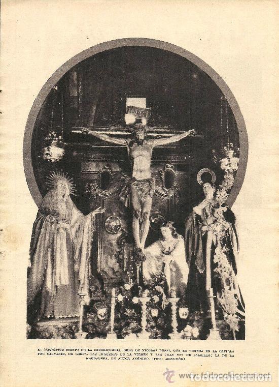 Sammeln von Zeitschriften und Zeitungen: * SEMANA SANTA LORCA MURCIA * Cristo de la Misericordia de Nicol&aacute;s Bussi - 1932