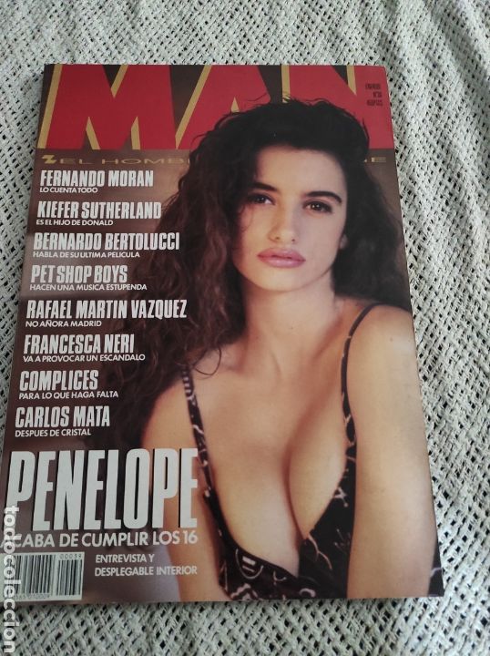 Coleccionismo de revistas y peri&oacute;dicos: MAN # 39 PENELOPE CRUZ, FRANCESCA NERI, LAURA DERN, SPANISH MAGAZINE YEAR 1991