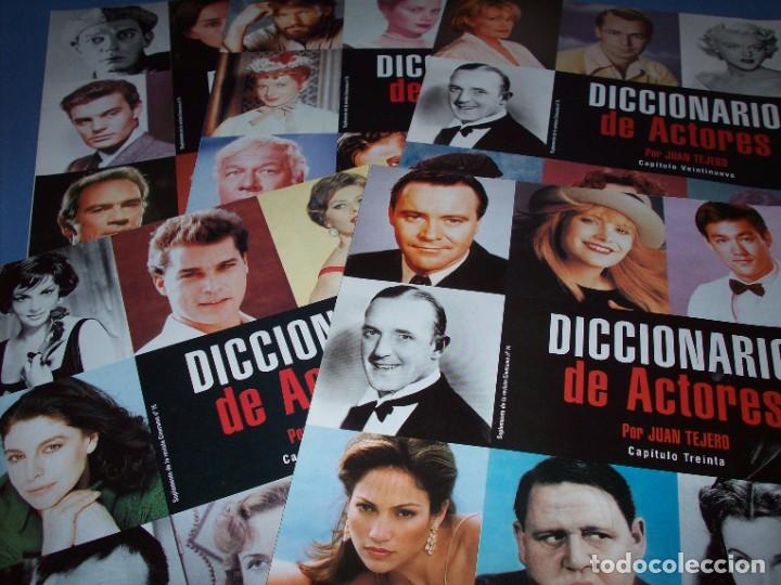 Colecionismo de Revistas e Jornais: lote de 5 revistas diccionario de actores numeros del 27 al 31