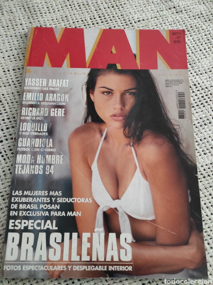 Coleccionismo de Revistas y Peri&oacute;dicos: MAN N&ordm; 77 A&Ntilde;O 1994 -PEP GUARDIOLA, LOQUILLO, ANA RUIZ, POSTER DESPLEGABLE: ALICE GARCIA