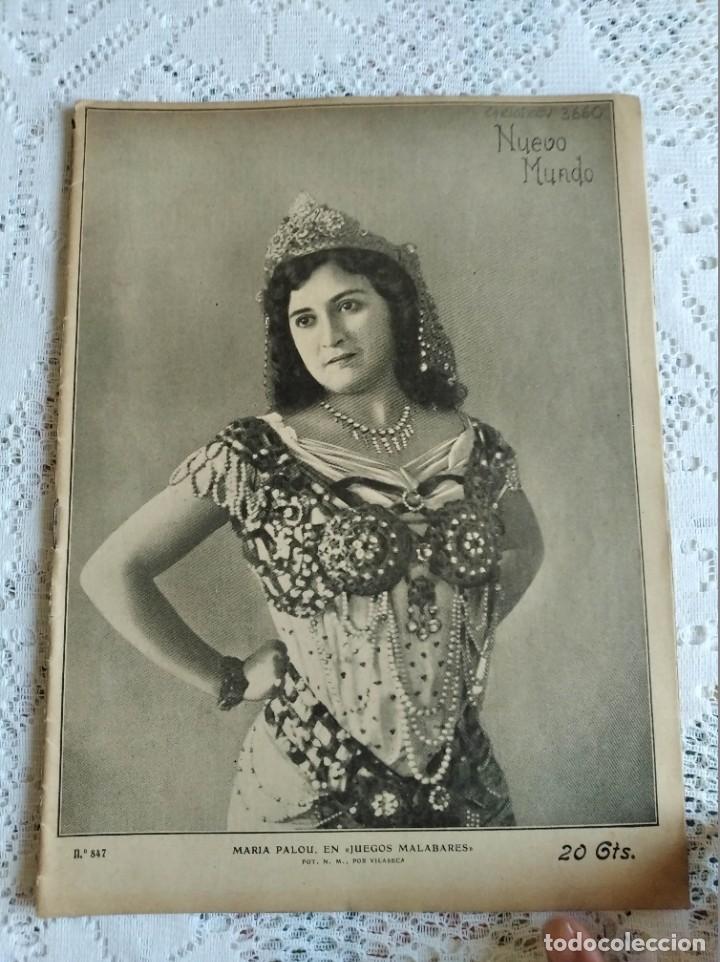 Collection Magazines and Newspapers: NUEVO MUNDO. A&Ntilde;O 1910. N&ordm; 847. BARCELONA. JUEVES SANTO EN VALENCIA. SAN VICENTE DE LA SONSIERRA.