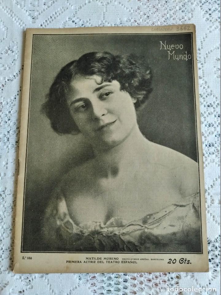 Collection Magazines and Newspapers: NUEVO MUNDO. A&Ntilde;O 1910. N&ordm; 886. BARCELONA. VETERANOS DE &Aacute;FRICA. DONDE NACI&Oacute; JESUCRISTO. SIERRA MORENA