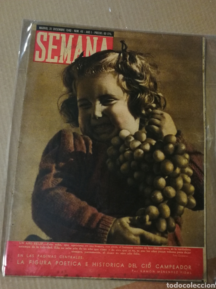 Coleccionismo de Revistas y Peri&oacute;dicos: REVISTA SEMANA- 31 DICIEMBRE 1940. UN A&Ntilde;O FELIZ.