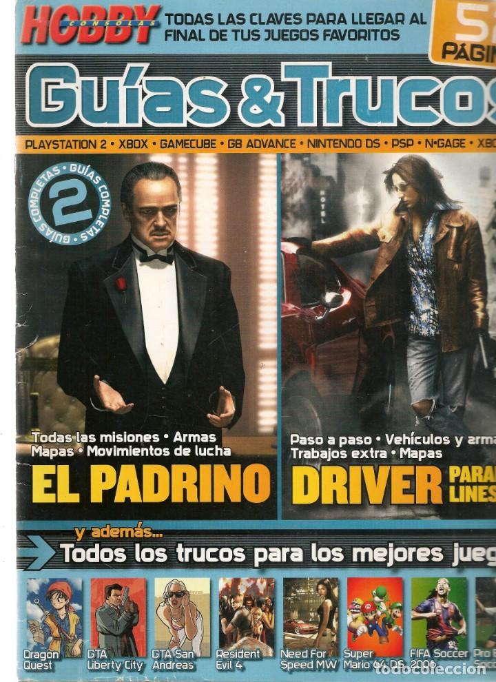 Coleccionismo de Revistas y Peri&oacute;dicos: HOBBY CONSOLAS. GUIAS & TRUCOS. EL PADRINO / DRIVER. (P/B55)