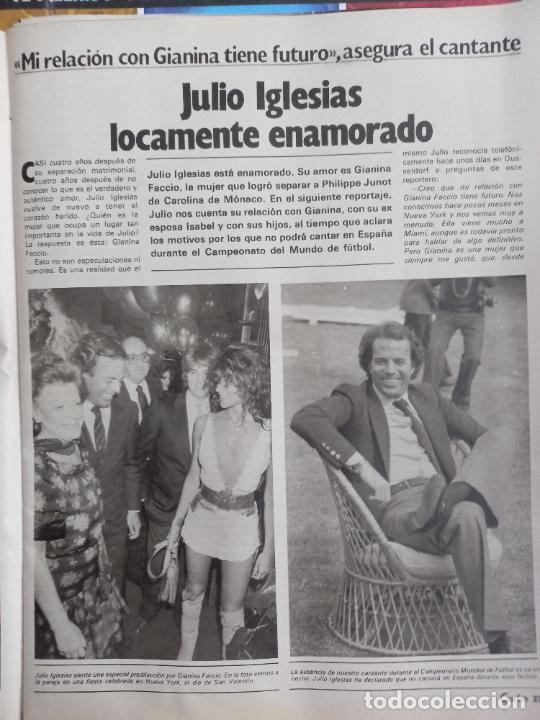 Coleccionismo de Revistas y Peri&oacute;dicos: gianina faccio julio iglesias