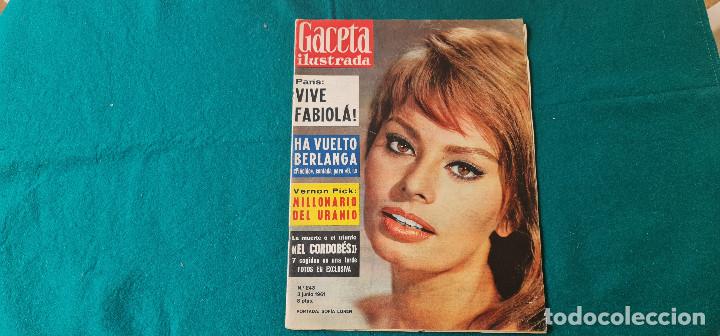 Coleccionismo de Revistas y Peri&oacute;dicos: REVISTA GACETA ILUSTRADA N&ordm; 243 (3 JUNIO 1961) SOFIA LOREN