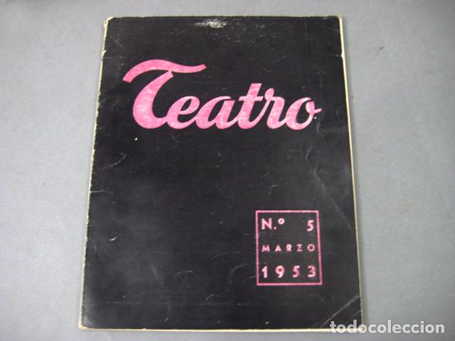 Coleccionismo de revistas y peri&oacute;dicos: N&Uacute;MERO 5 DE LA REVISTA TEATRO - REVISTA INTERNACIONAL DE LA ESCENA